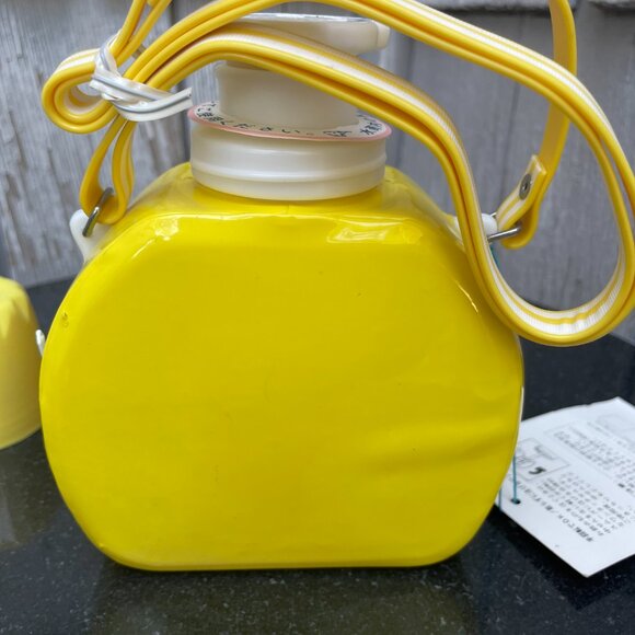 Zojirushi Mickey Mouse Yellow Vtg Water Bottle Walt Disney Productions New - Picture 5 of 13